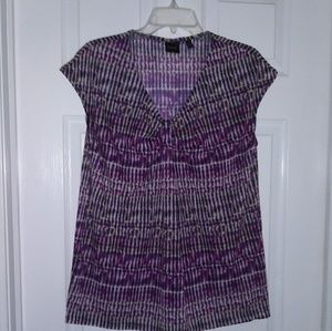 💜Womens meshy layered summer top.